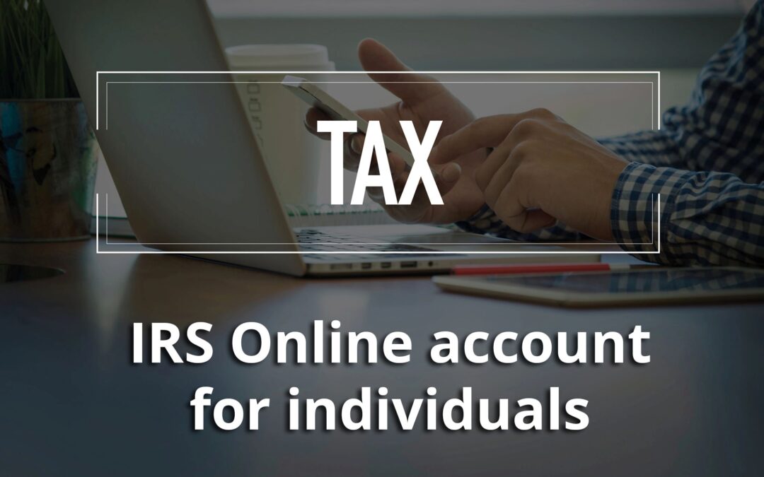 IRS Online account for individuals